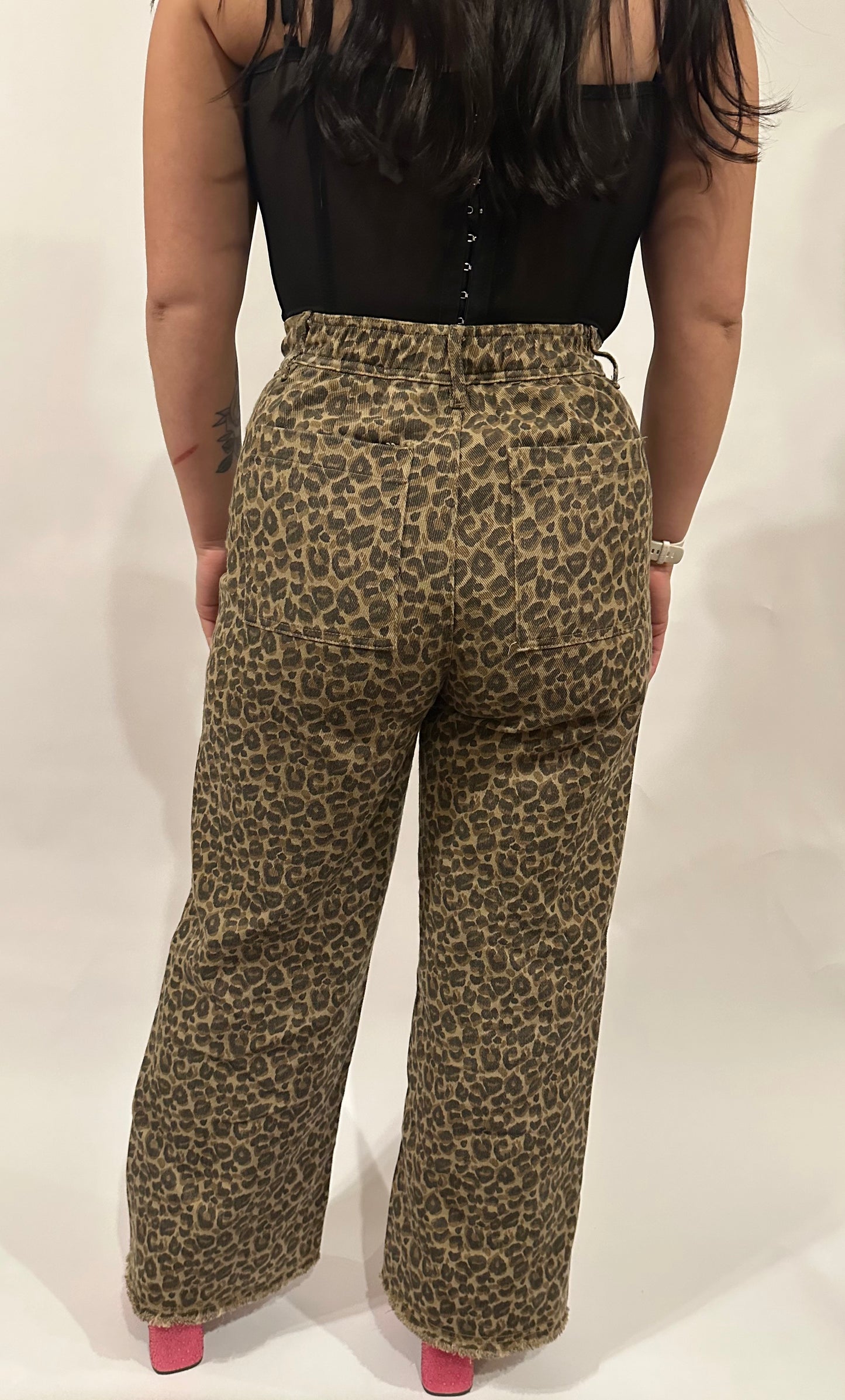 Jaycee leopard pants